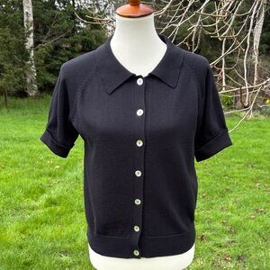 Classic Short Sleeve Cardigan